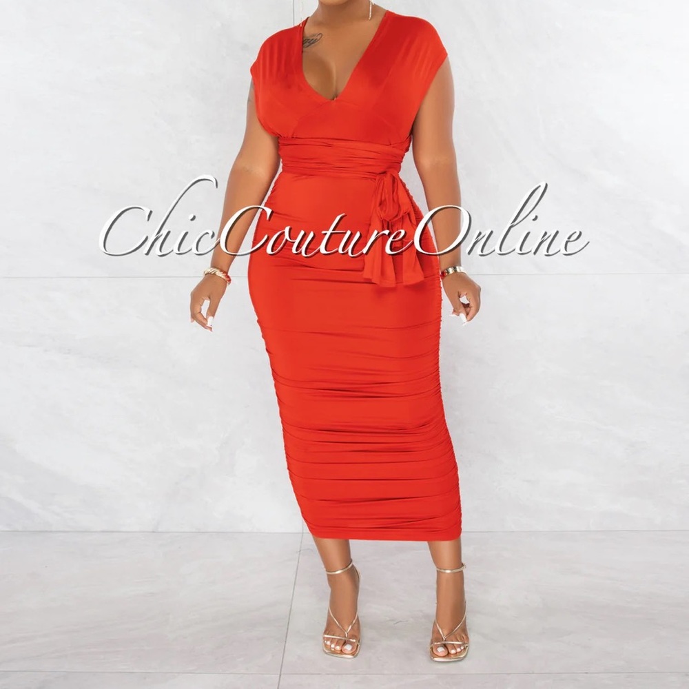 Red dress